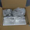 MELUCEE 2 Pack Pendant Lights Kitchen Island Brushed Nickel Adjustable Hanging Ceiling Lamp with Clear Glass Shade, Modern Glass Pendant Lights for Dining Table Hallway Living Room