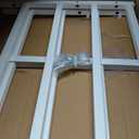 Fixed Window Safety Guard 19x 38 *2 Pack Adjustable Width Prevents Accidental Falls,Non-Egress, Tamper Resistant Screws Included,White