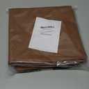 Faux Leather Throw Pillow Covers 20x20 inch Set of 2 Thick Cognac Brown Large Decorative Modern Boho Farmhouse Bedroom Living Room Square Cases for Couch Bed Sofa