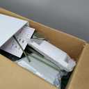 7FT Artificial Palm Tree, Tall Artificial Tree Plants with Fake Plants, Large Faux Plants Indoor with Lifelike Leaves for Outdoor Indoor Home Office Living Room Decor (White)