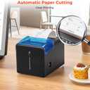 MUNBYN WiFi Receipt Printer with USB Port, 80mm POS Printer Works with Mac Windows Chromebook Linux Cash Drawer, ESC/POS (P047 WiFi), Do Not Support Square Paypal Zettle Shopify Kyte Bluetooth