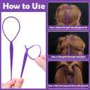 32 Colors Small Hair Rubber Bands with 16 Styling Tools, 2000 Pcs Elastic Girl Baby Hair Ties, Mini Bands with Elastic Cutter, Hair Accessories Xmas Stuff for Girls Baby Toddlers Kids