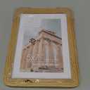 5x7 Picture Frame | Solid Oak Wood 5x7 Photo Frame With Mat For 4x6 | Plexiglas And Hanging Hardware Included | Natural Oak, 1 Pack