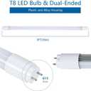 T8 T10 T12 LED Tube Light 3FT Type A+B 15W 1875LM, 36In LED Bulb Ballast Bypass or Compatible Dual-End, 5000K Daylight White, F30T8/F30T12 Fluorescent Replacement, UL & DLC Listed(1pcs)