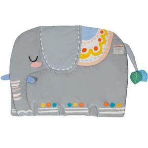 Baby Play Gym Tummy Time Mat, Oversize Elephant Activity Mat with 6 Detachable Toys, Promote Motor Skills & Sensory Development Mat, Newborn Infant Baby Essentials Gift