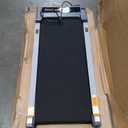 Elseluck Walking Pad Under Desk Treadmill for Home Office With Remote Control, LED Display (Silver)