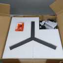 Gadroad Round End Table with Charging Station, USB Ports and Anti-Drop Fence, Wood Tabletop & Black Metal Frame, 2-Tier Side Table for Living Room, Bedroom, Black 15.7 * 15.7 * 23.0 inches