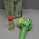 Dinosaur Bubble Toys Wand for Kids: Outdoor Toys for Toddler Boys & Girls - Garden Yard Party Bubble Fun - Automatic Bubble Maker Gift Idea (Green)