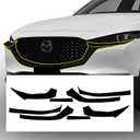 BOGAR TECH DESIGNS for Mazda CX-30 2020-2026 Front Chrome Delete Precut Vinyl Overlay Kit, Gloss Black Blackout Trim, Grille