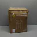 Narrow Walker Folding Upright Walker - with Removable Armrests, 450LBS Heavy Duty, Width & Height Adjustable Narrow Walkers for Seniors, Disabled, Bariatric (Large Standard)