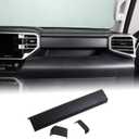Aunginsy Central Control Dashboard Panel Strips Trim Compatible with Toyota Tundra/Sequoia 2022-2025 Car Center Console Dash Board Molding Panel Decorative Cover Protection ABS Interior Accessories