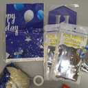13th Birthday Decorations for Boys Girls, Blue Happy 13th Birthday Decoration Boy 13 Year Old Party Decorations Door Banner, Tablecloth Foil Backdrop Star Balloons 13th Bady Decor for Teenage Boys
