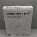 Ionic Foot Bath Detox Machine,Foot Detox Foot Bath Soak Tub with 2 Arrays,80 Disposable Foot Spa Liners,Detox Sea Salt,Folding Foot Spa Tub,Home Salon-Level Foot Soaking Tub