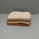 Organic Burp Cloths Baby Boy & Girl - 5-Pack Super Absorbent Cotton Burping Cloths for Babies, Soft & Plush Newborn Spit Up Rags, Infant Towels for Milk Spit Up, Unisex, Large 21" x 10" (Terracotta)