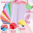 800 Sheets Tissue Paper, 20 Colors 10" X 14" Tissue Papers for Gift Bags Birthday Party Flower Decoration, Colored Tissue Paper Bulk for Packaging