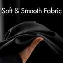 MIULEE Room Darkening Curtains Thermal Insulated Black Out Drapes Solid Window Treatment Grommet Light Blocking Blackout Curtain for Living Room Bedroom 2 Panels Set 52 x 54 inch Length Black