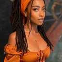 Human Hair Loc Extensions Human Hair 16 Inches Dreadlock Extensions 0.4cm Loc Extension Human Hair 10Str Human Hair Locs For Women/Men/Kids (16 Inch, Natural Black)