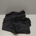 Likiyol Linen Swag Valances for Windows Farmhouse Ruffle Valance Rustic Country Window Valances Light Filtering Kitchen Curtains Rod Pocket Valance Curtains for Bathroom Cafe, Black, 60" W x 36" L