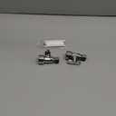 2 Pack Brass 1/2 Inch FIP x 3/8 Inch OD Compression Quarter Turn Straight Water Angle Stop Valve Shut Off