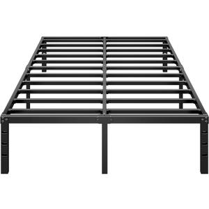 Metal Platform Bed Frame 14 Inch Tall,No Box Spring Needed,King Size Bed with Heavy Duty Strong Support Slats,Easy to Assemble,Black