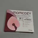 Momcozy Larger Breast Therapy Packs, Hot and Cold Breast Pads with 2 Soft Covers, Breastfeeding Essentials, 2 Pack, Pink