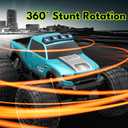 Threeking 1:14 Waterproof Monster Truck Toys RC Cars Speed-Adjustable Amphibious Remote Control Car Trucks with Lights 4WD All Terrain Off-Road Pickup Toy Gifts Presents (Blue)