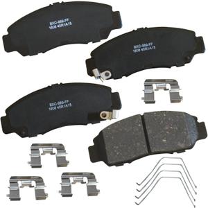 Bendix Premium SBC1608 Ceramic Front Brake Pads fits Acura CSX 2010-2006, Honda Accord 2007-2003, Civic 2010-2006, Civic 2013-2012