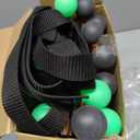 RoundFunny 4 Set of Shaking Swing Balls Party Game, 4 Strap Shake Boxes, 80 Balls, Indoor Outdoor Family Games for African American Festivals, Kwanzaa, Holiday Celebrations(Liberty Wave)