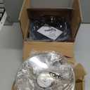 CAROTE Non Stick Frying Pan Skillet, Nonstick Granite Fry Pan with Glass Lid, Egg Pan Omelet Pans, Stone Cookware Chef's Pan, PFOA Free (Classic Granite, 10-Inch)