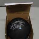 MINDCOLLISION Mini Basketball, Solid Color without Logo, Absorbent Soft Leather, Suitable for Small Baskets, Signature, Decompression, Training Assistance (No.1, Black)