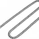 Iron Flat Chain Strap, 32" Handbag Chains Accessories Purse Chain Straps for Shoulder Bag Handbag DIY, Dark Grey
