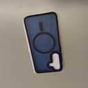 for Samsung Galaxy S25 Case, Matte Magnetic Phone Case with 1 Screen Protector, Support for Magsafe, Translucent Frosted Shockproof Protective Cover for Samsung Galaxy S25, Navy Blue