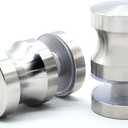 1 Pack Shower Glass Door Handle, Stainless Steel Shower Doors Knob One Sided Pull Hardware for Bathroom Glass Doors (Brushed Nickel)