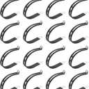 PATIKIL 2-3/4 Inch Cable Clamp, 16 Pack 304 Stainless Steel Rubber Cushioned Insulated Pipe Metal Clamp for Tube Pipe Hose Cable Wire Cord Installation