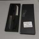 Moontay Mini Katana Knives Set  2 in 1 Janpanese Tanto Knife with Integrated Wood Sheath & Handle, Stainless Outdoor Double Knife Set, Short Samurai Swords for Camping Survival BBQ, Christmas Gifts (Black)