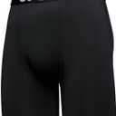 PSD Underwear Men's Stretch Elastic Wide Band Boxer Brief Underwear Bottom | Breathable, 7 inch Inseam | (XX-Large, Black)