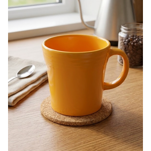 Glossy Ceramic Coffee Mug, Tea Cup for Office and Home, Suitable for Dishwasher and Microwave, Orange