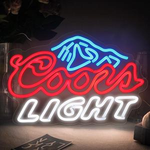 Crs LIGHT Neon Sign,Neon Lights Led Signs for Bedroom Wall,Bar Sign,Man Cave Decor, Light Up Signs for Wall Decor,Christmas Birthday Party Gift With Dimmable Switch (red,Ice Blue, white)