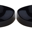 Car Wing Mirror Covers Cap Fits for Focus 2005-2008, 1 Pair Door Side Rearview Mirror Cover ABS Housing Protector Trim Replacement Accessories