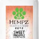Hempz Petz, Dog Shampoo, Sweet Pineapple & Honey Melon Herbal Sensitive Shampoo, Soothing Oatmeal Complex,17 oz.