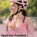 Bone Conduction Headphones, Open Ear Headphones with MP3 Mode 32GB, 10Hrs Playtime IP68 Waterproof Swimming Headphones Secure Fit for Running, Cycling, Work, GiftPink