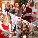 Jewelry Boxes for Women,Jewelry Organizer and Storage,Santa,Glass Mirrored Small Jewelry Box, 4.6"*2.6'',Ring,Earrings and Necklace Luxury Jewelry Box for Women or Girls,Black Gift Box