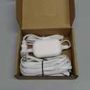 ALERTCAM Weatherproof Power Cord for Spotlight Cam Plus/Pro (Battery), 25ft USB-C Outdoor Charging Cable for Continuous Camera Power Supply, White