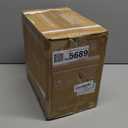 Mbillion Kitchen Compost Bin Hanging Trash Can with Lid 1.05 Gallon Stainless Steel Garbage Can for Kitchen Cabinet Door Mounted Trash Can Under Sink Door RV Bathroom,White