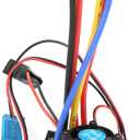 Dilwe RC Brushless ESC RC Car Parts, 120A ESC 5.3V/ 5A Bec Output Electric Speed Controller for 1/10 1/12 RC Car Boat Accessory RC Accessories