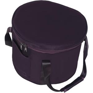 Vaguelly Singing Bowl Carrying Case Crystal Singing Bowl Carrying Case Bag 12inch Sound Healing Instrument Travel Carry Case Bag For Sound Healing and Meditation Purple (36x36x27cm)