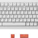 DrunkDeer A75 Pro Rapid Trigger Mechanical Gaming Keyboard Silent Magnetic Switch Adjustable Actuation PBT Keycap Cherry Profile RGB 75% 82Keys ANSI Wired with Knob,White