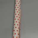 Flyhill Polka Dot Valentine Wrapping Paper Roll,Reversible Pink Beige Heart & Bow Elegant Gift Wrap Suitable for Valentines Day, Anniversary Day, Birthday,Girls,Baby Shower,Wedding (17 Inch X 32.8 Feet)