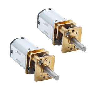 2PCS DC 6V 150RPM Speed Reduction Motor N20 3mm Shaft Mini Metal Gearwheel Gear Motor with Full Metal Gearbox Micro Motor