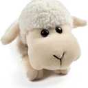 Tiny Heart Sheep Stuffed Animal, Sheep Plush Toy, Lamb Stuffed Animal Cute Soft Stuffed Lamb Kids Boys and Girls Birthday Home Decor Cuddly White Lamb Toys (Prone Position)